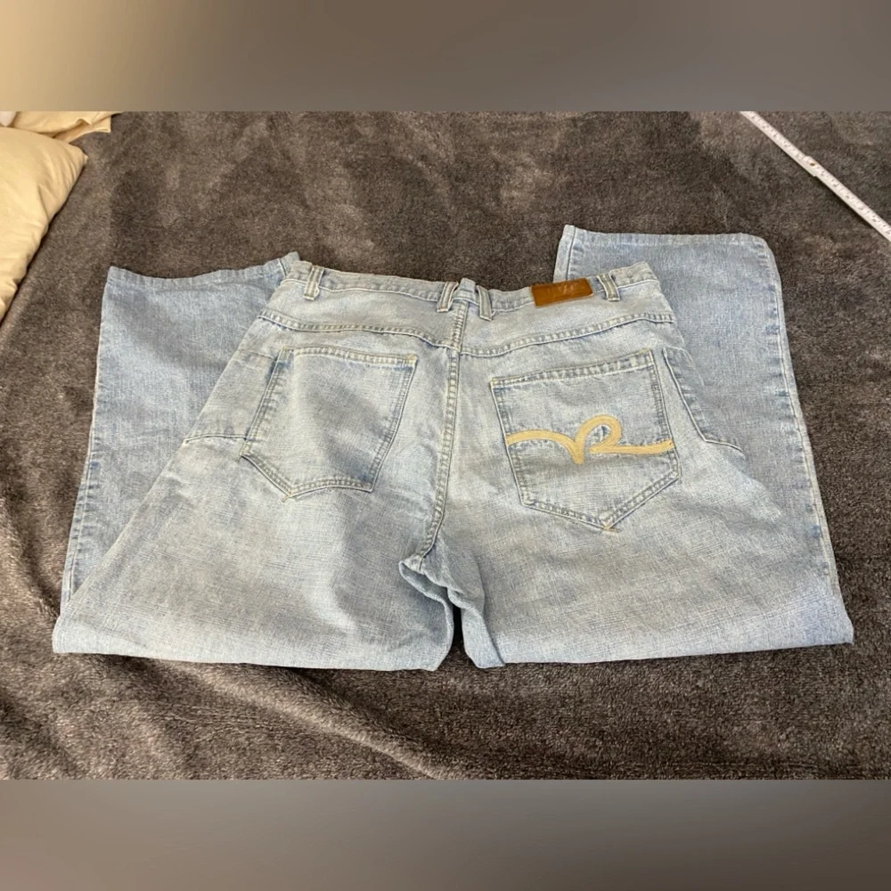 Vtg Rocawear Light Blue Denim Waistband Jeans